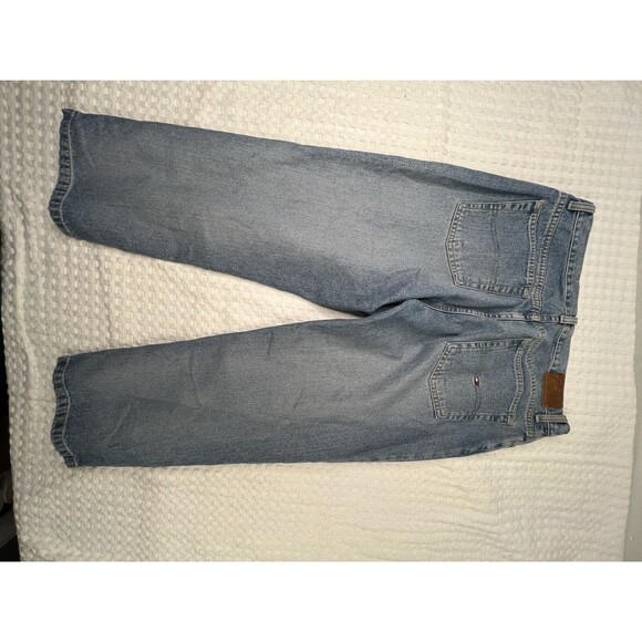 Vintage Tommy Hilfiger Jeans Womens 12 Y2k Cropped 25" Boyfriend Mid Rise Denim - Picture 16 of 16